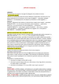 Appunti Lezioni statistica modulo 1