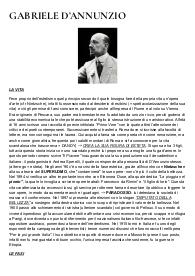 Gabriele D’Annunzio: riassunto vita, opere e pensiero