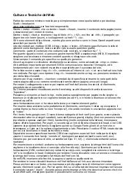 Appunti Cultura e Tecniche del Web