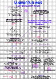 Riassunto sulla quantità di moto