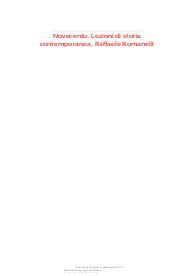 Appunti di Storia Contemporanea del 900