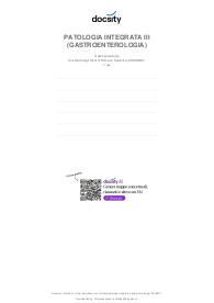 Patologia integrata 3 (gastroenterologia)