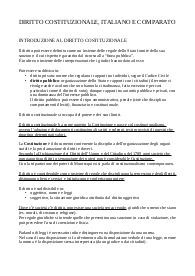 Appunti di diritto costituzionale e comparato