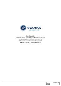 Paniere di SEMIOTICA E FILOSOFIA DEI LINGUAGGI, Prof IDONE, ECAMPUS - Chiuse - AGGIORNATE 2021