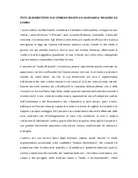 testo argomentativo o tema "L'opinione negativa di Machiavelli sugli uomini"