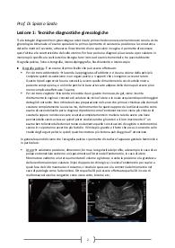 Patologie ginecologiche e diagnostica ginecologica