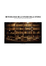 Riassunto libri metodologia dello studio della storia