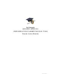 Paniere GEOLOGIA Ecampus