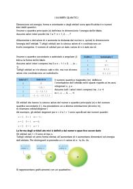 Appunti completi numeri quantici