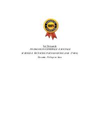 Paniere PEDAGOGIA GENERALE E SOCIALE Pellegrini Università Ecampus