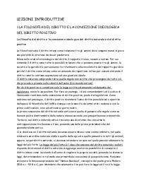 Riassunti dispense Filosofia del diritto