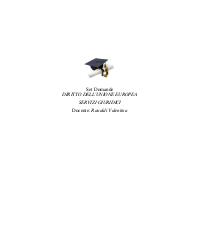 Paniere DIRITTO DELL'UNIONE EUROPEA Ranaldi Ecampus