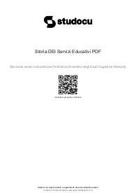 Storia dei servizi educativi per l'infanzia