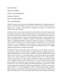 TESINA MULTIDISCIPLINARE ESAMI TERZA MEDIA ARGOMENTO "L'ERMETISMO"