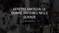 ricerca di scienze effetto matilda