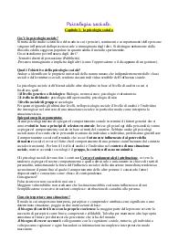 Riassunto PSICOLOGIA SOCIALE COMPLETO