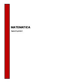 Matematica, appunti sullo studio di funzione completo