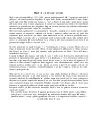 appunti di Hegel
