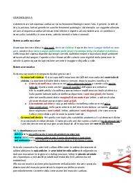 Riassunto completo di cardiologia (Università vita-salute San Raffaele)