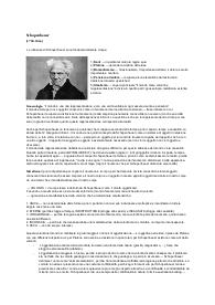Riassunti filosofia, Schopenhauer
