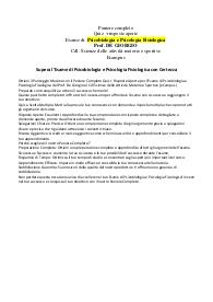 Supera l'Esame di Psicobiologia e Psicologia Fisiologica con Certezza