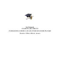 Paniere FILOSOFIA DEL DIRITTO Gilberti Ecampus