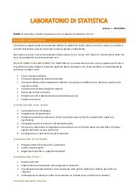 Appunti di Statistica (prof. Gentilini)
