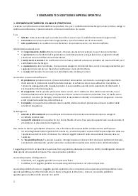 Fondamenti di gestione dell'impresa sportiva