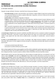 La seconda guerra mondiale (cause+conflitto)