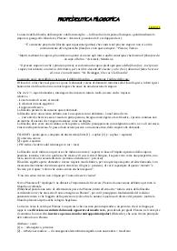 Appunti di Propedeutica Filosofia (Platone)