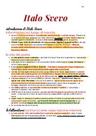 SVEVO: vita, stile, opere principali