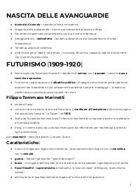 FUTURISMO E CREPUSCOLARISMO