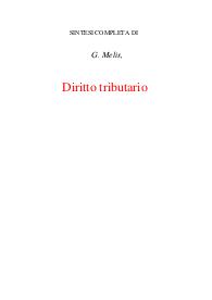 Diritto tributario schemi