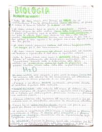 Riassunti biologia generale