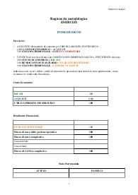 Ragionera Metodologica | Parte 2 - Esercizi