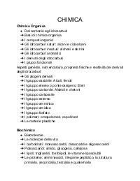 chimica liceo linguistico V anno