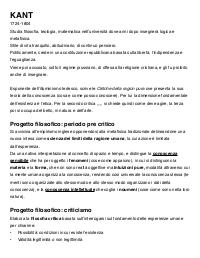 Appunti a Kant