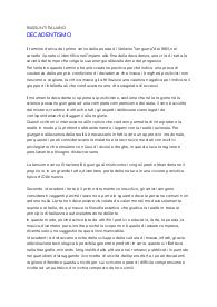 Programma di italiano - riassunti per maturità