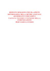 paniere completo metodologia della ricerca sociale aggiornato 2023