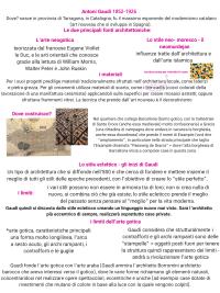 Gaudì, Loos, arti applicate, Klimt, ESPRESSIONISMO, Munch, i Fauves