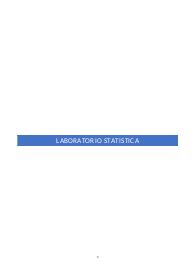 Laboratorio di Statistica Psicometrica