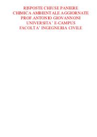 Risposte chiuse chimica ambientale aggiornate 2023 uniecampus
