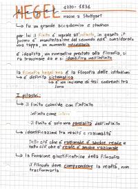 Appunti di filosofia - Hegel