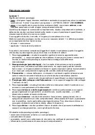 Appunti integrati con il libro di psicologia generale