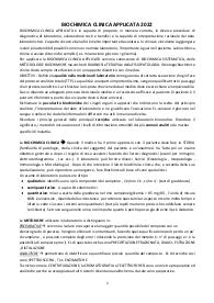 Sbobinature di Biochimica Clinica applicata