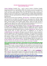 Appunti di Letteratura Inglese per Università