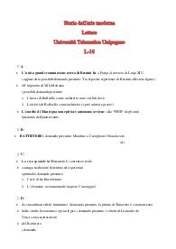 Storia dell'arte moderna - Lettere - Università Telematica Unipegaso L-10