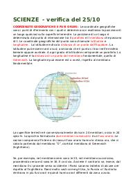Riassunto di scienze (capitolo 1) , 1° superiore