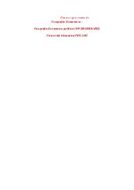 Paniere Quiz GEOGRAFIA ECONOMICO POLITICA- uniPEGASO
