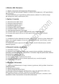Appunti Concorso Docenti A-47 ex 48/A Scienze matematiche applicate